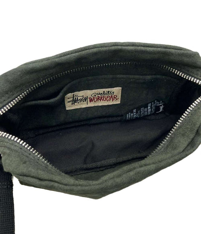 美品 STUSSY ショルダーバッグ 斜め掛け メンズ ステューシー