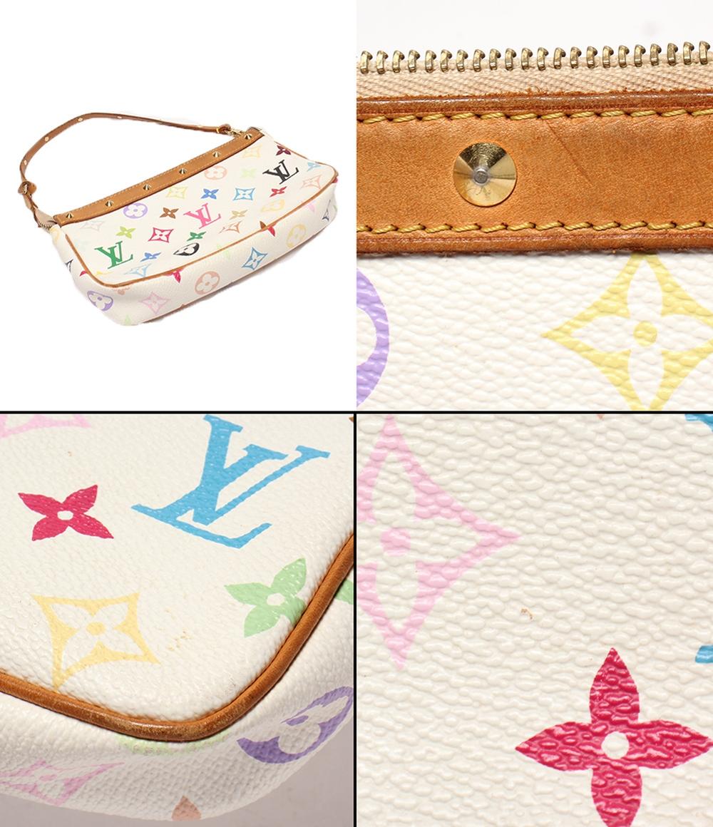 ルイ・ヴィトン ハンドバッグ アクセサリーポーチ 村上 隆 ポシェットアクセソワール マルチカラー M92649 レディース LOUIS VUITTON