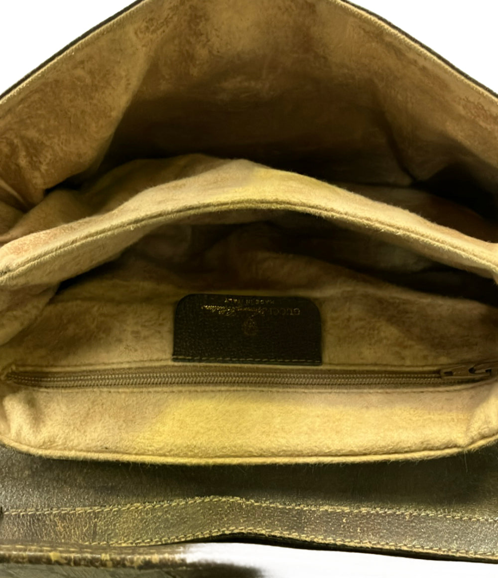 訳あり GUCCI ショルダーバッグ GGキャンバス ・10・02・051・ レディース グッチ
