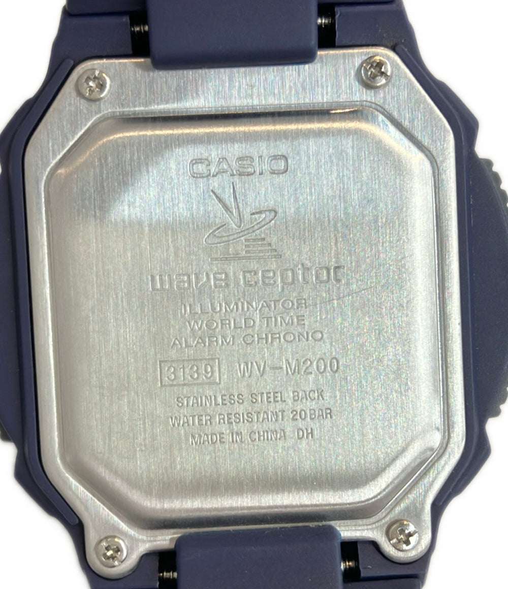 CASIO 腕時計 ウェーブセプター 電池電波 クオーツ WV-M200 メンズ カシオ