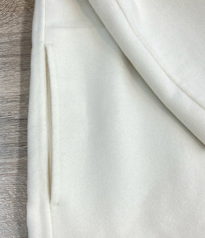 HERMES セリエボタン ダブルフェイス クルードセルロングコート カシミヤ100% 3H0188DA レディース SIZE 38 (S) エルメス