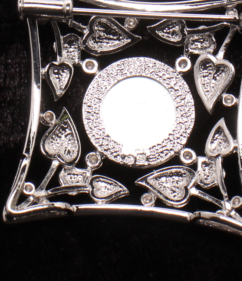 美品 TASAKI ブローチ SV マベパール13mm レディース タサキ