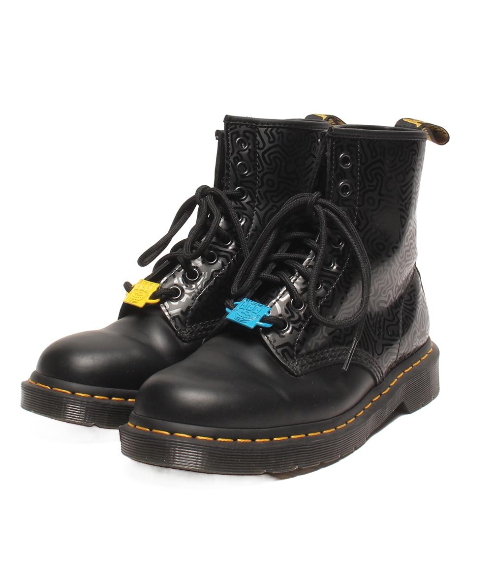 美品 Dr.Martens ワークブーツ ショートブーツ キース・へリング レディース SIZE 8 (XL) ドクターマーチン