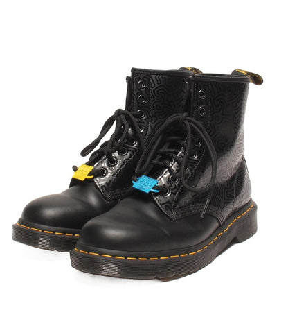 美品 Dr.Martens ワークブーツ ショートブーツ キース・へリング レディース SIZE 8 (XL) ドクターマーチン