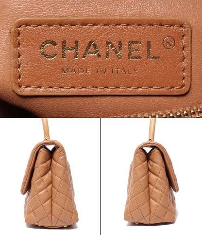 CHANEL 2way ハンドバッグ ショルダーバッグ マトラッセ ゴールド金具 キャビアスキン ココハンドル29 レディース シャネル