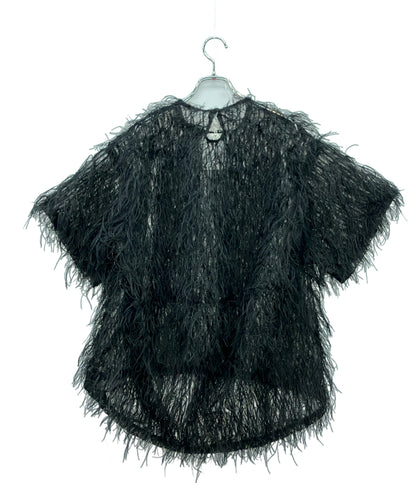 美品 Cygne 半袖 フェザートップス レディース SIZE FREE (M) シーニュ