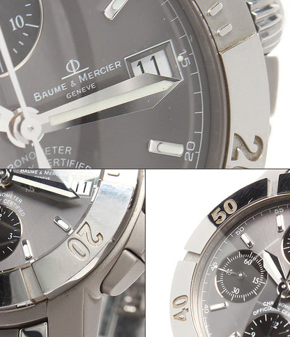 ボームアンドメルシェ 腕時計 ケープランド ダイバー クロノグラフ 自動巻き グレー 65390 メンズ BAUME＆MERCIER
