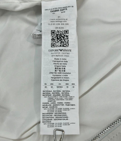 美品 エンポリオ・アルマーニ レザージャケット レディース SIZE 38 Emporio Armani