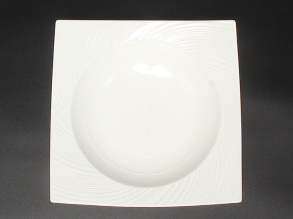 美品 WEDGWOOD スクエアボウル パスタプレート 皿 23cm エスリアル ETHEREAL ウエッジウッド