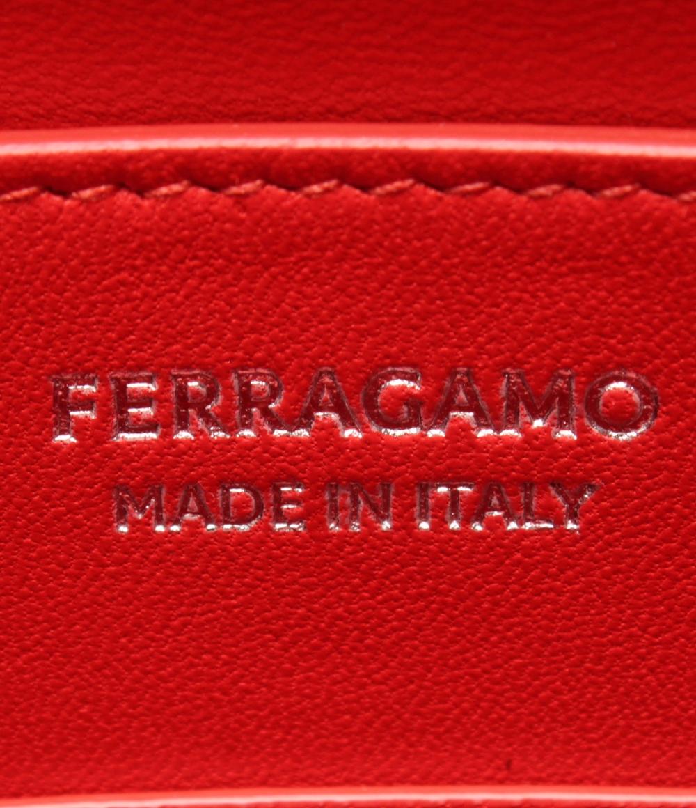 美品 FERRGAMO 2WAYハンドバッグ ショルダーバッグ 斜め掛け 肩掛け ワンダ ガンチーニ 761288 レディース フェラガモ