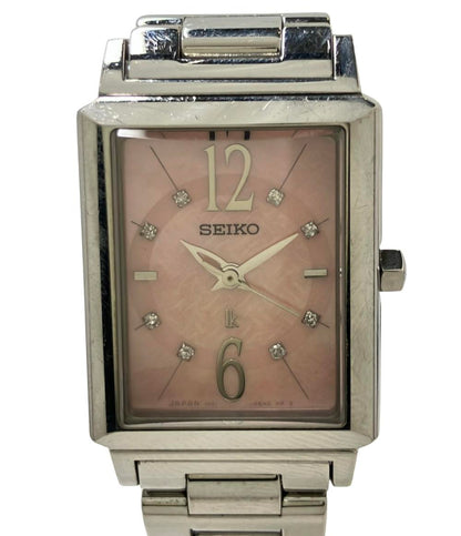 SEIKO 腕時計 lk ルキア クオーツ ピンク 1N01-0JP0 レディース  display picture 1