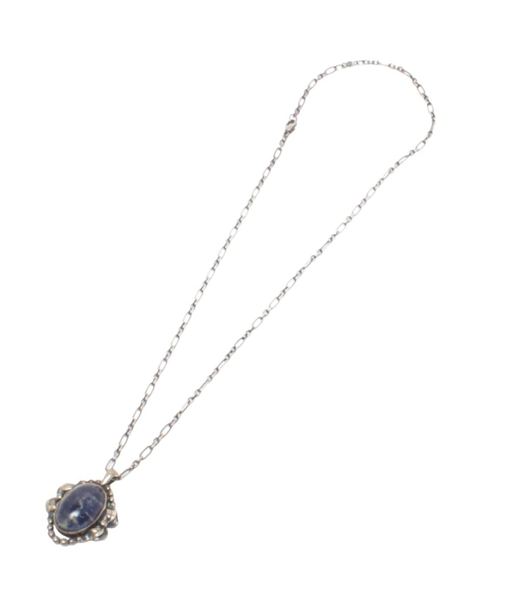 Georg Jensen ネックレス SV925 ソーダライト 2022 ヘリテージ イヤーペンダント レディース ジョージジェンセン