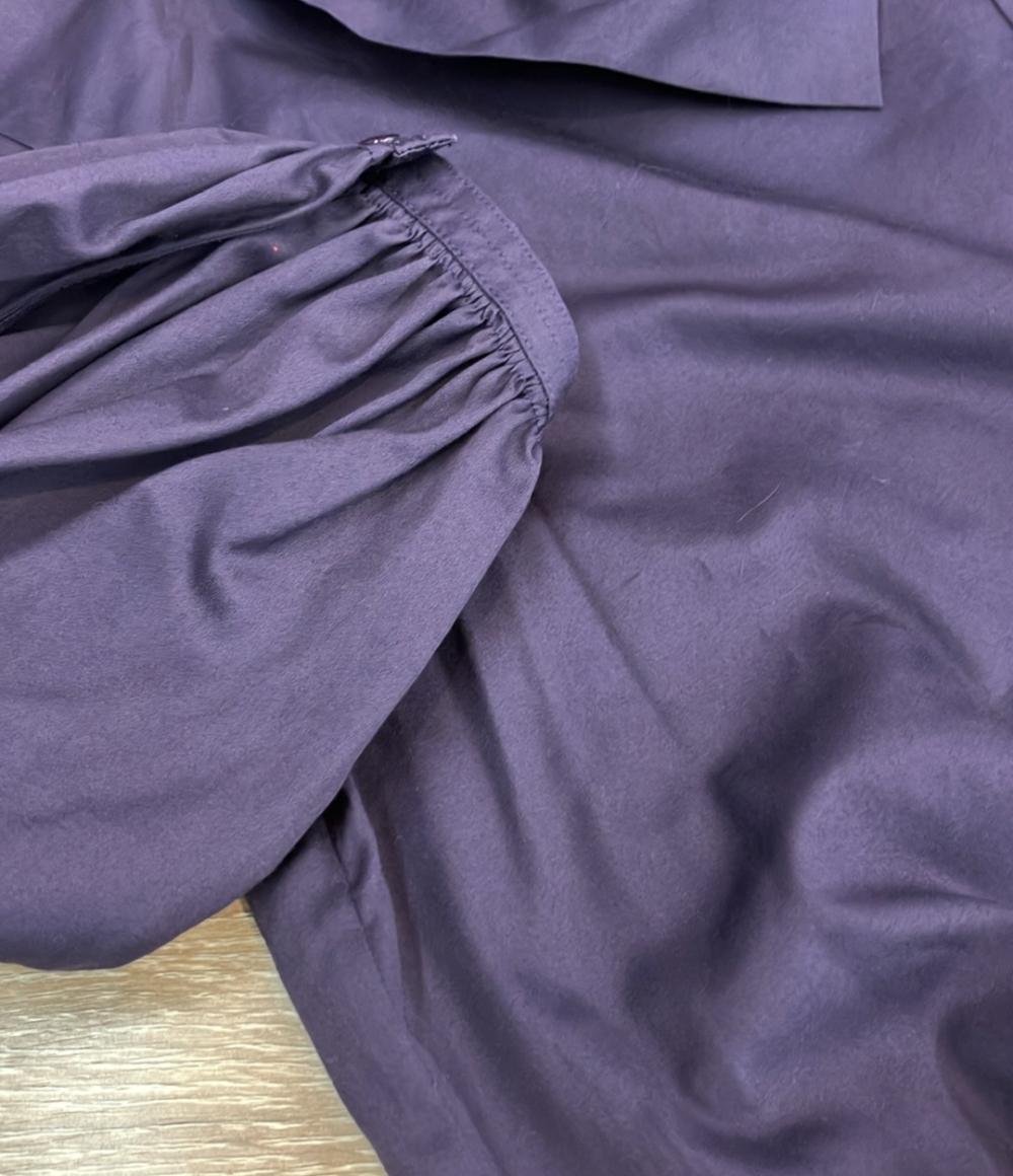 Drawer 長袖ブラウス フロント大きなリボンタイ フリルカラー 6511-299-1048 レディース SIZE 38 (M) ドゥロワー