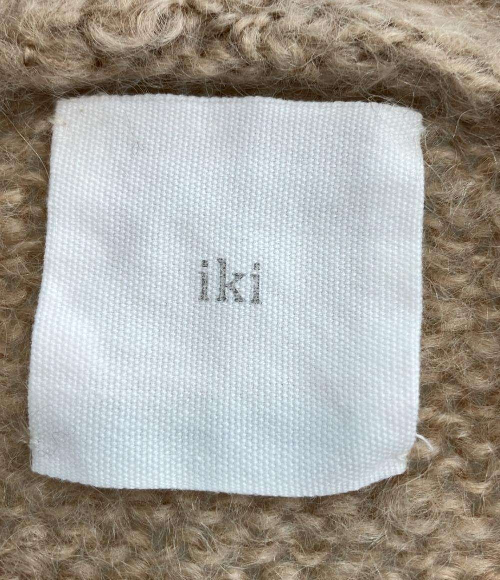 美品 イキ 長袖カーディガン モヘアカーディガン レディース SIZE F iki