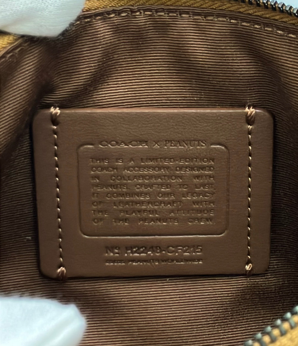 美品 COACH PEANUTS ポーチ レディース コーチ ピーナッツ