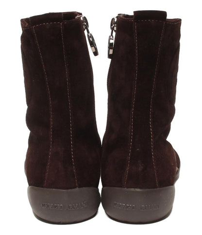 ジョルジオアルマーニ ショートブーツ サイドジップ スエード レディース SIZE 34 1/2 (XS) GIORGIO ARMANI