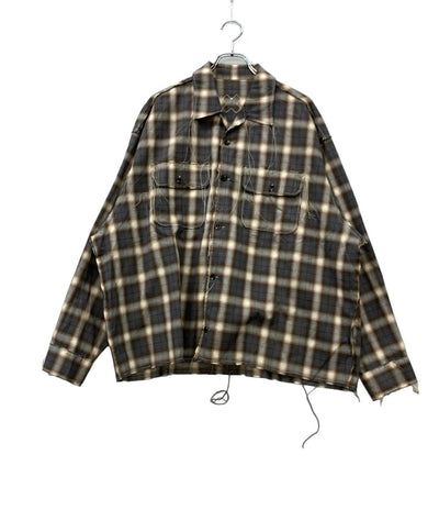 美品 LQUARTET 長袖シャツ オンプレ 50sカラー クラフトマン シャツ 25SS L025SS-LS-012 メンズ