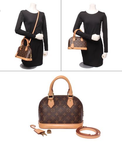LOUIS VUITTON 2WAY ハンドバッグ ショルダーバッグ 斜め掛け アルマ BB モノグラム M53152 レディース ルイ・ヴィトン