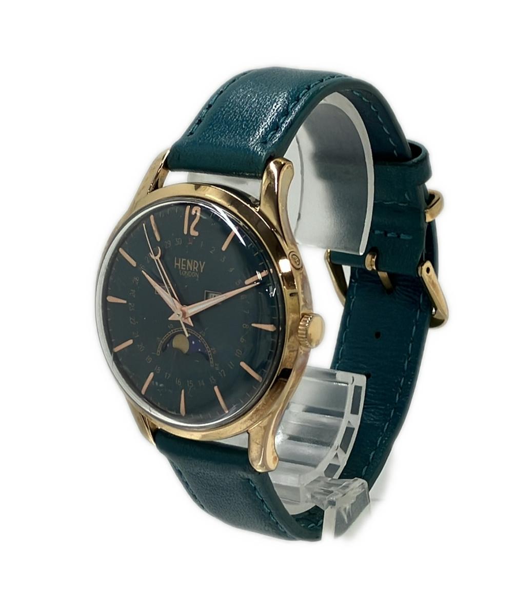 HENRY LONDON 腕時計 クオーツ グリーン系 HL39-LS-0380 レディース