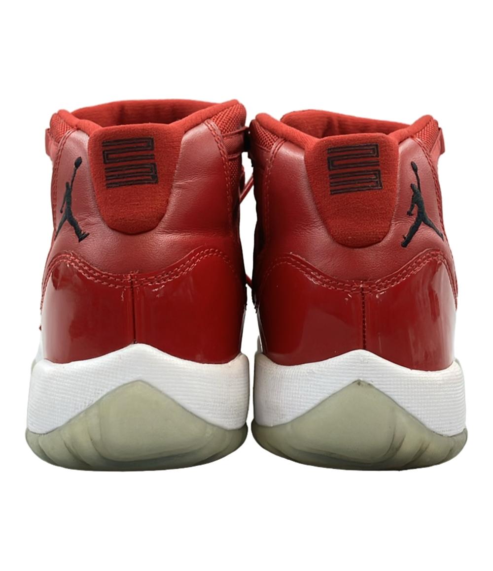 NIKE ミドルカットスニーカー AIR JORDAN 11 RETRO 378038-623 キッズ SIZE 22.5 (M) ナイキ