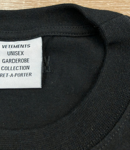 VETEMENTS リフレクターロゴ半袖Tシャツ UE51TR410B メンズ レディース SIZE M ヴェトモン