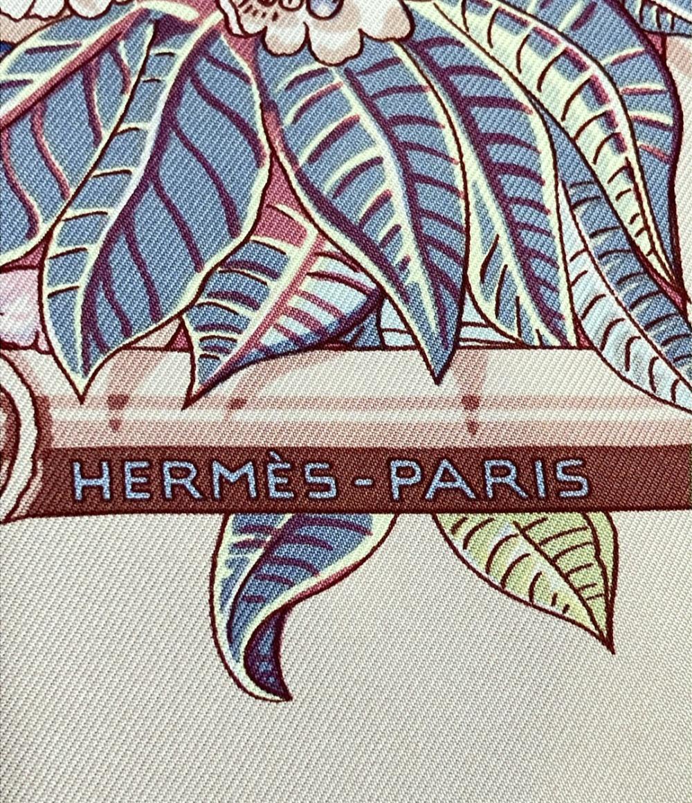 エルメス スカーフ カレ90 シルク100% 冬の庭 JARDINS d'Hiver レディース HERMES