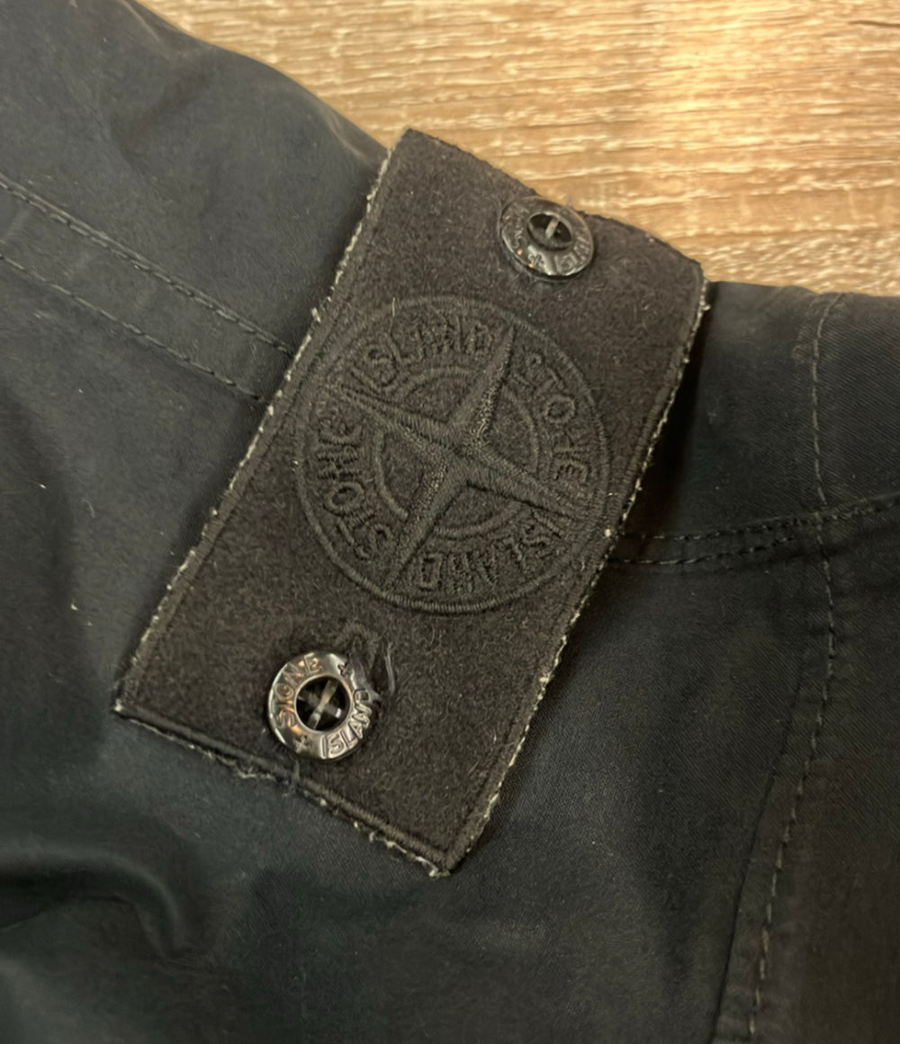 STONE ISLAND フーデッドブルゾン 中綿ジャケット スナップボタン ダブルジップ 23AW 7915420f1 メンズ SIZE M ストーンアイランド