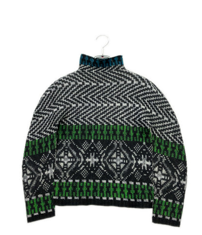 美品 me ISSEY MIYAKE 長袖 ハイネック カットソー レディース ミー イッセイミヤケ