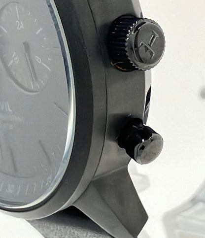 トリワ 腕時計 クオーツ ブラック NEST127 メンズ TRIWA