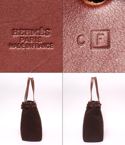 HERMES トートバッグ ショルダーバッグ 肩掛け ゴールド金具 □F刻印 エールバッグ カバス MM レディース エルメス