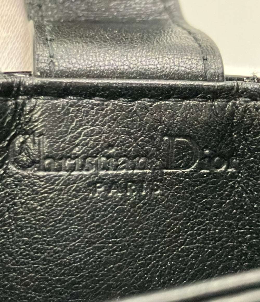 Christian Dior カードケース レディ ディオール ジャスミン カナージュ パテントレザー レディース クリスチャンディオール