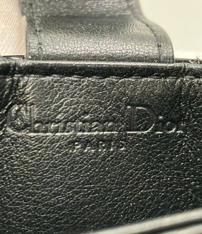 Christian Dior カードケース レディ ディオール ジャスミン カナージュ パテントレザー レディース クリスチャンディオール