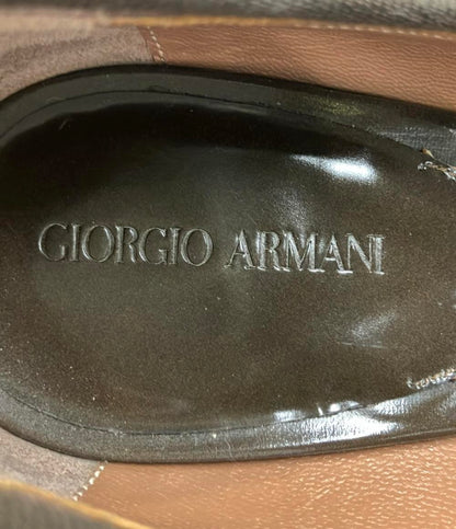 GIORGIO ARMANI ポインテッドトゥパンプス リボン レディース SIZE 37 1/2 ジョルジオアルマーニ