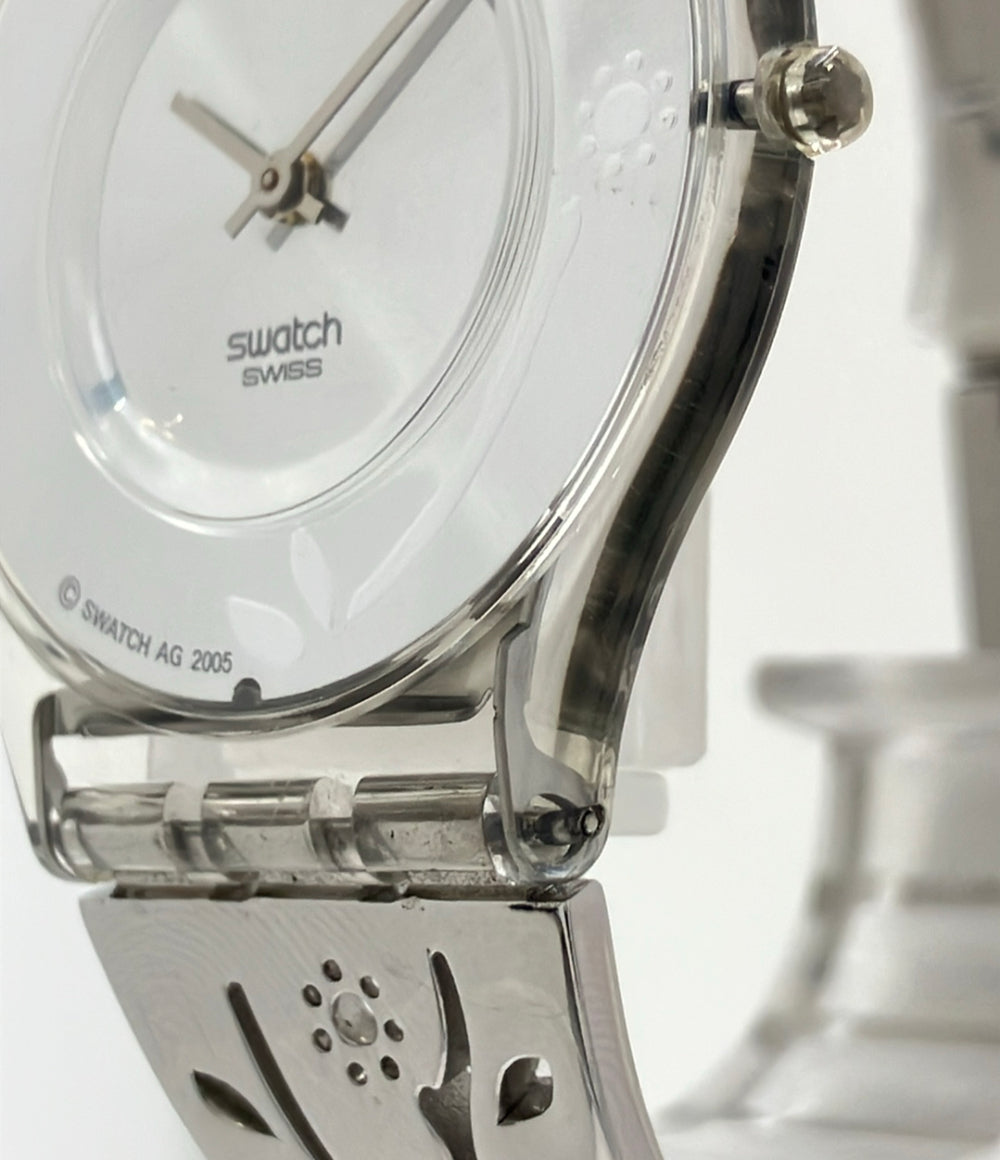 Swatch 腕時計 クオーツ シルバー ユニセックス スウォッチ