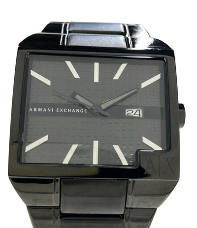 ARMANI EXCHANGE 腕時計 クオーツ ブラック AX2067 メンズ アルマーニエクスチェンジ