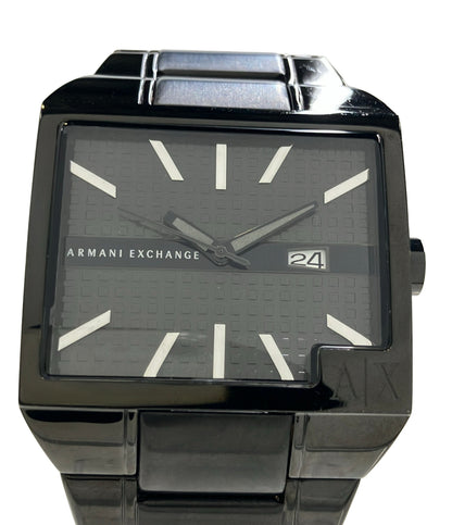 ARMANI EXCHANGE 腕時計 クオーツ ブラック AX2067 メンズ アルマーニエクスチェンジ