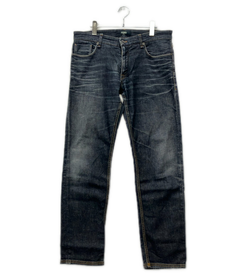 OUR LEGACY デニムパンツ THIRD CUT DIGITAL BLUE AURORA PRINT