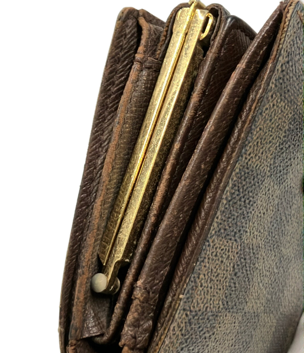 LOUIS VUITTON 二つ折り財布 ポルトフォイユ ヴィエノワ ダミエ エベヌ N61674 レディース メンズ ルイ・ヴィトン
