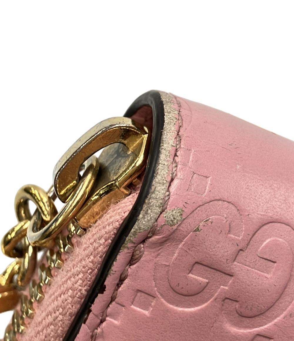 GUCCI ラウンドファスナー長財布 グッチシマ 409342 493075 レディース