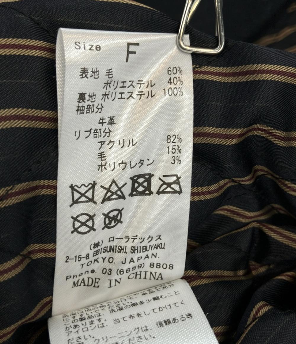 nomble impair スタジャン ロゴ刺繍入リ 01-1-02-202-3-2 レディース SIZE F (M) ノンブル アンペール