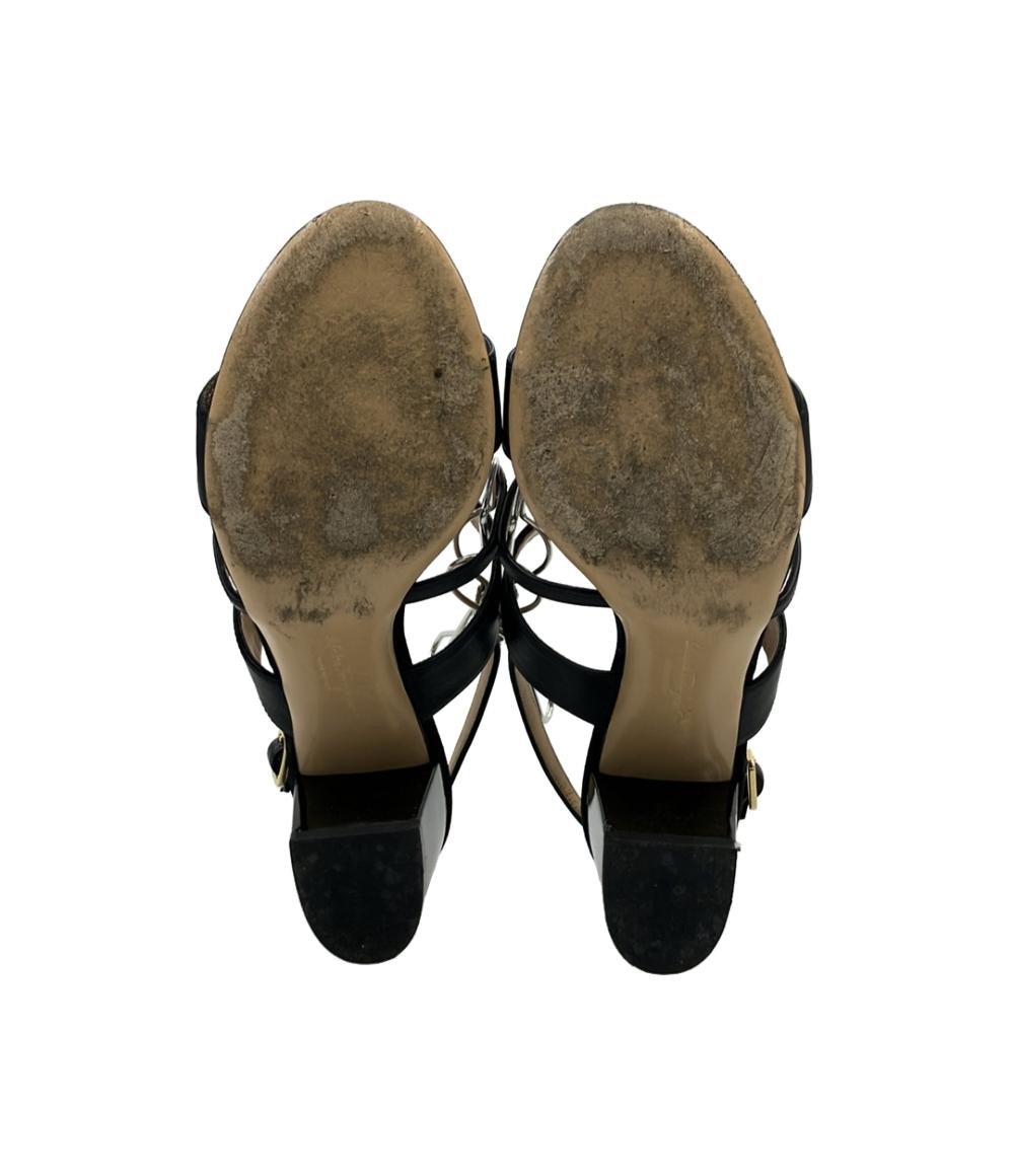 Salvatore Ferragamo ストラップサンダル レザー ガンチーニ Salvatore Ferragamo ストラップサンダル ガンチーニ レディース SIZE