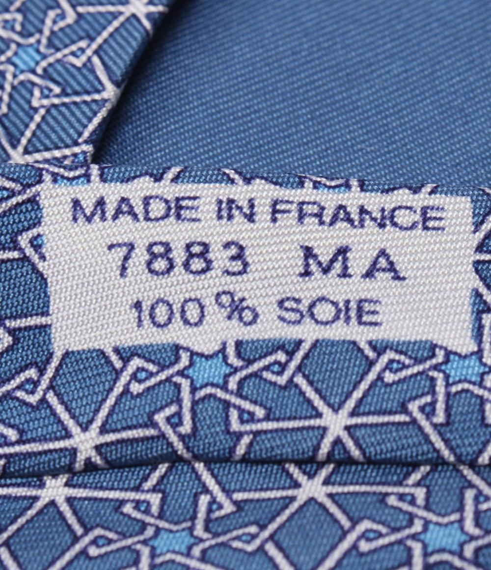 美品 HERMES ネクタイ シルク100％ メンズ エルメス