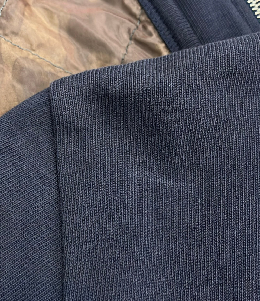 DRIES VAN NOTEN キルティング切替 スウェットジップアップブルゾン JRDN-SM1-1037 メンズ SIZE M ドリスヴァンノッテン