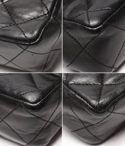 CHANEL チェーンショルダーバッグ ラムスキン 肩掛け マトラッセ レディース シャネル