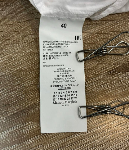 マルタンマルジェラ 長袖シャツ S30DL0470 S52650 メンズ SIZE 40 (M) MARTIN MARGIELA