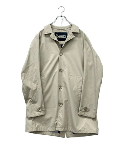 Herno ステンカラーコート ナイロン IM0153U-19348-1900 メンズ SIZE 50 (XL) ヘルノ