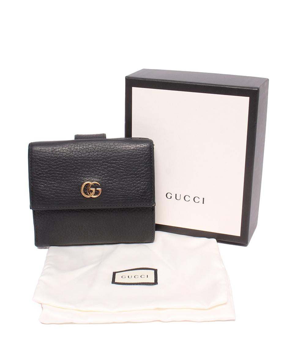 GUCCI 二つ折り財布 GGマーモント 456122 レディース グッチ