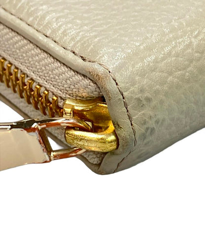 russet ラウンドファスナー長財布 レディース ラシット