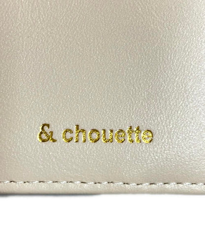 美品 アンドシュエット 二つ折り財布 レディース ＆ chouette