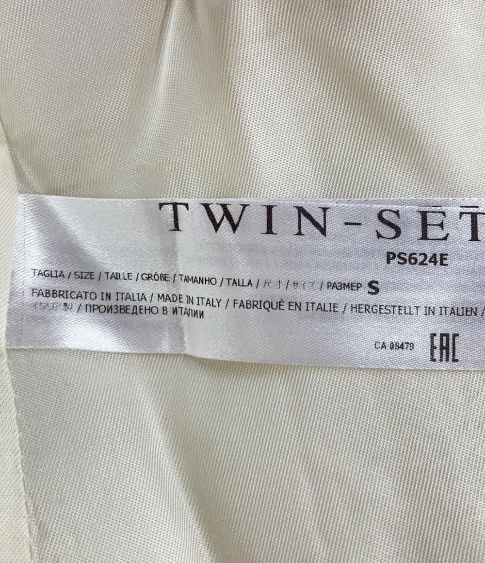美品 ツインセット う ツイードコート レディース SIZE S TWIN-SET